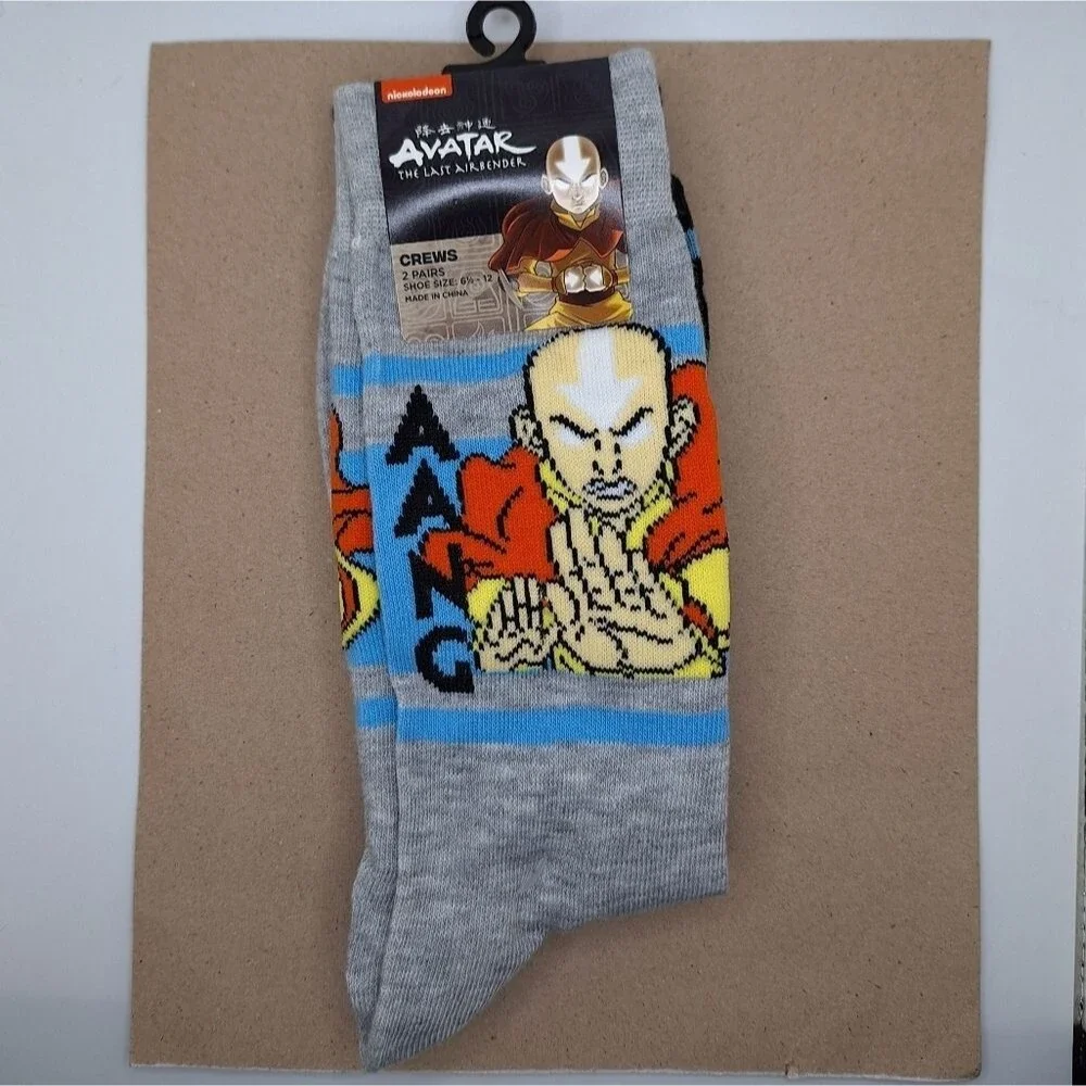 Avatar the last Airbender crew socks 2 pair